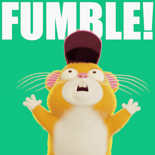 Hamster Saying Fumble