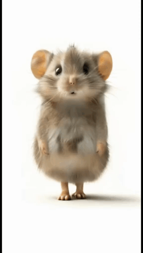 Hamster Standing With Arms Out