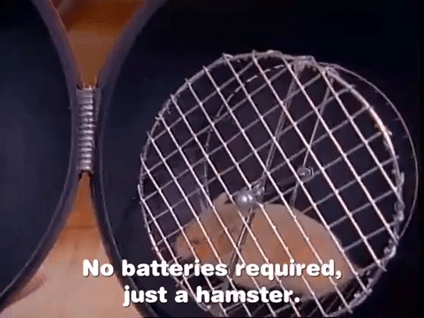 Hamster Wheel No Batteries Required GIF
