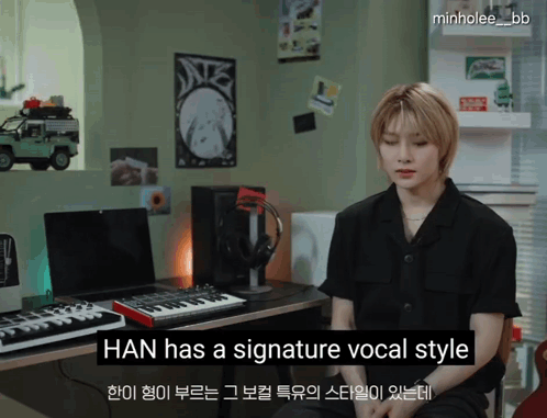 Han Sitting at Keyboards