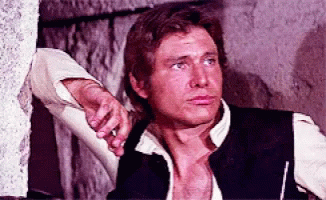 Star Wars Han Solo Eye Rolling GIF