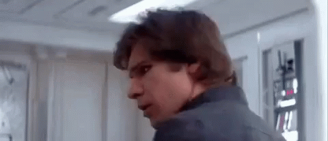 Star Wars Surprised Han Solo GIF