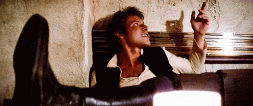Cool Han Solo Chilling GIF