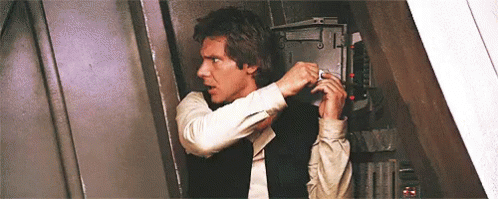 Han Solo Adjusting Hair