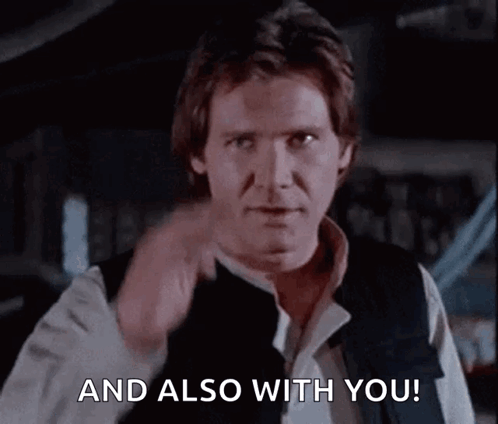 Han Solo Is Pointing At The Camera And Also With You . GIF