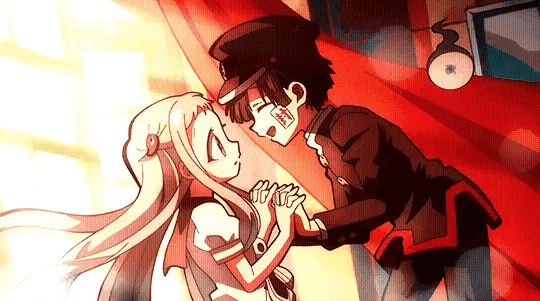 Hanako And Yashiro Holding Hands GIF