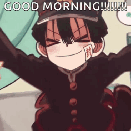 Hanako Kun Cheerful Morning GIF