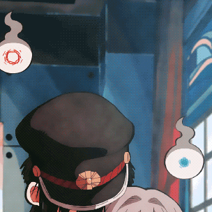 Hanako -kun Cuddling Yashiro Nene GIF