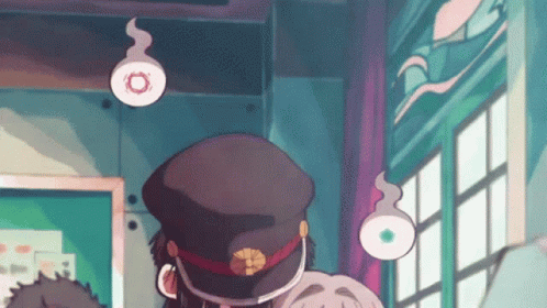 Hanako Kun Hugging Nene Yashiro GIF