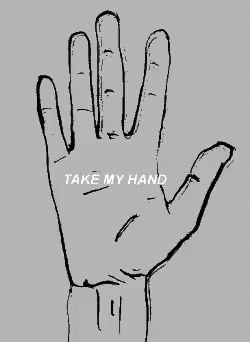 Close Open Moving Sketch Take My Hand GIF