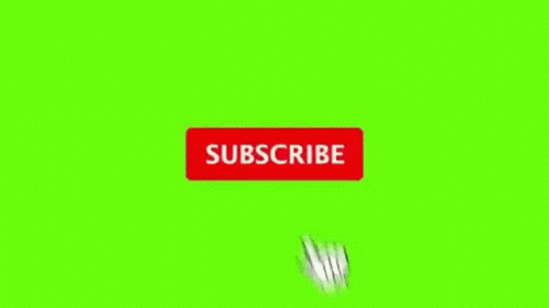 Hand Clicking Green Subscribe Button GIF