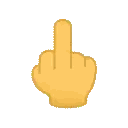 Hand Giving Middle Finger