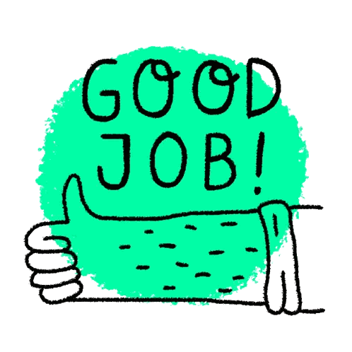 Hand Giving Thumbs Up Good Job