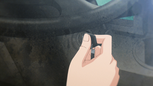 Hand Holding Metal Saying SD