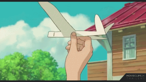 Hand Holding Paper Airplane Near House Movieclips Trailers