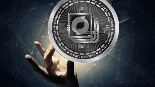 Hand Holding Silver Coin Saying Onooks