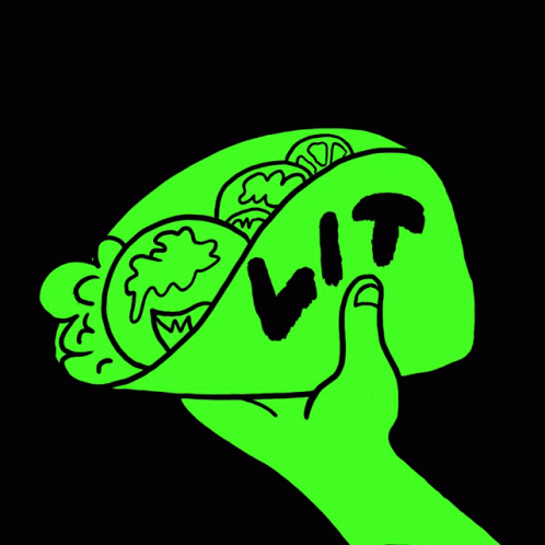 Hand Holding Taco Vit