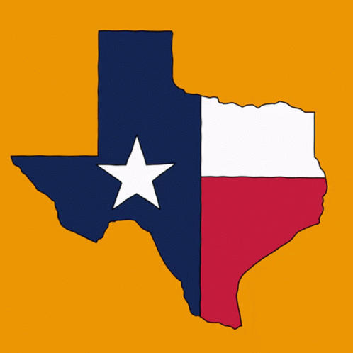 Hand Holding Texas Map with Star