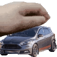 Hand Petting The Ford GIF