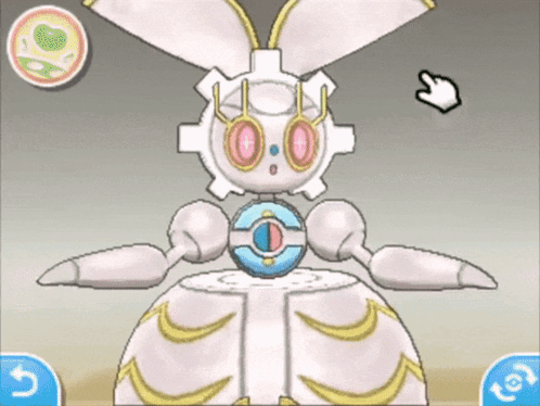 Hand Pointing At Cartoon Robot GIF