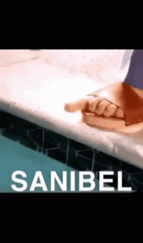 Hand Pointing at Pool Sanibel