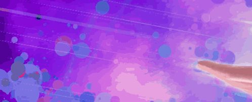 Hand Pointing at Purple Pink Background