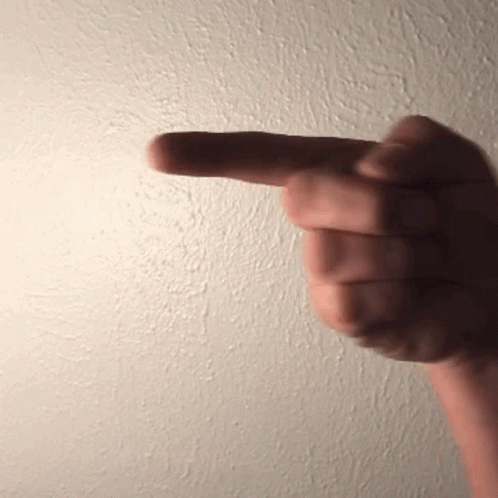 Hand Pointing Index Finger
