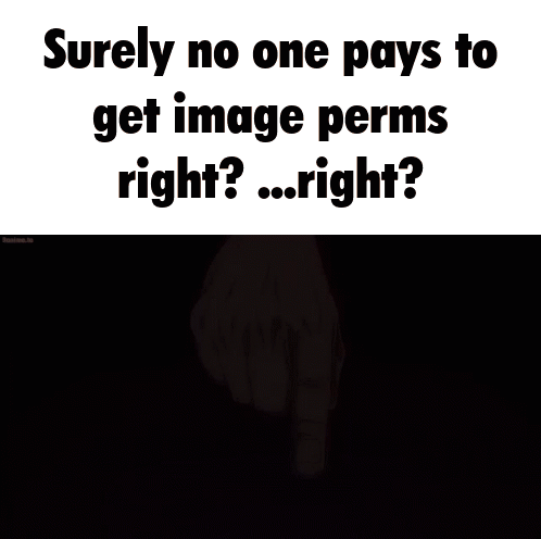 Hand Pointing Surely No One Pays To Get Image Perms Right