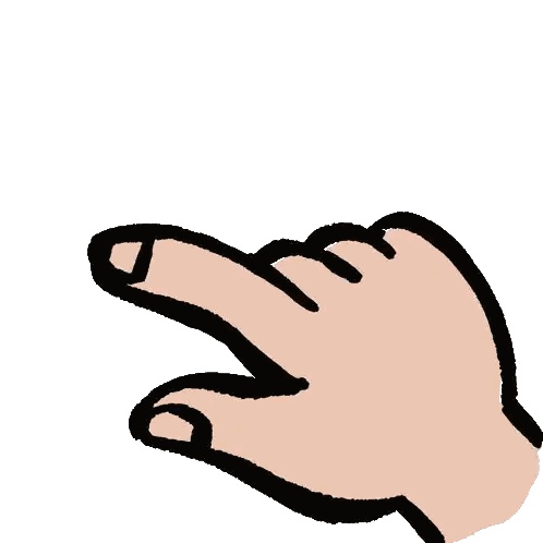 Hand Pointing to Word Tap