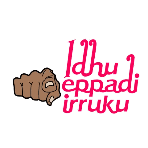 Hand Pointing Up With Thu Eppadi Irruku