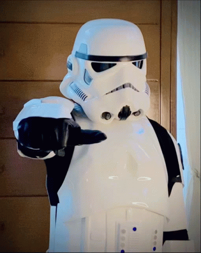 Hand Pose Stormtrooper GIF