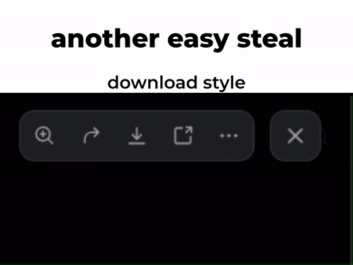 Hand Pressing Save Image Button GIF