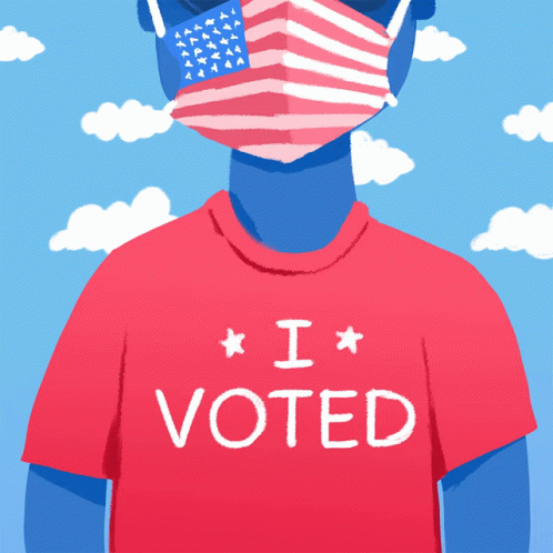 Hand Putting Ballot In Ballot Box GIF