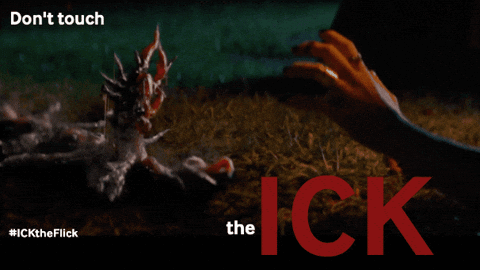 Hand Reaching Out Towards Monster GIF