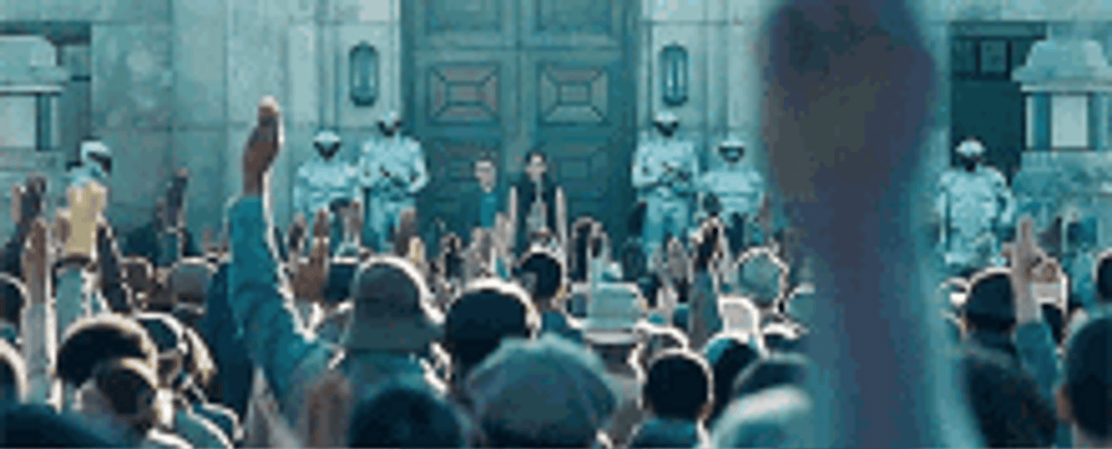 Hand Sign Salute May The Odds Be Ever In Your Favor GIF
