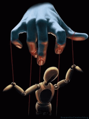 Hand String Puppet GIF