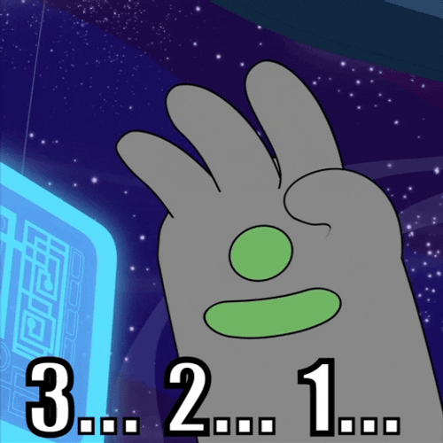 British Game Show Clock Countdown GIF