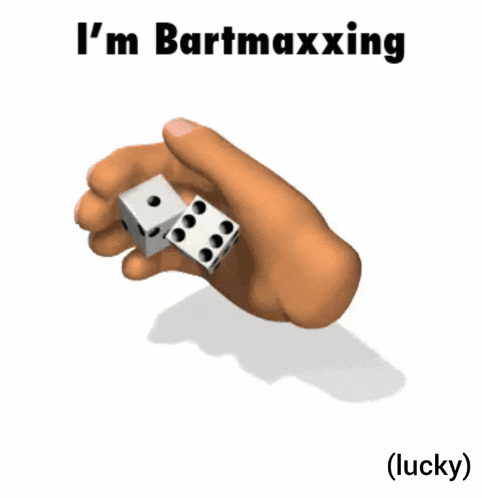 Hand Throwing Two Dice I M Bartmaxxing
