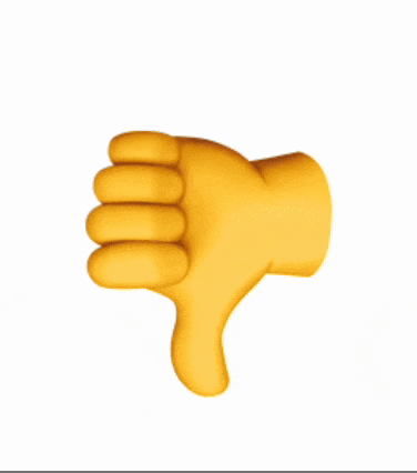 Hand Thumbs Down GIF