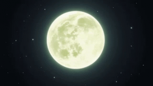 Hand Trying To Touch Super Moon Anime GIF