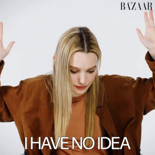 Hand Up I Really Have No Idea GIF