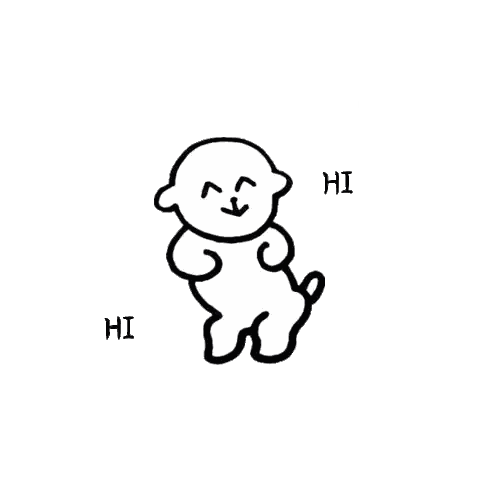 Hand Waves Good Afternoon Sticker