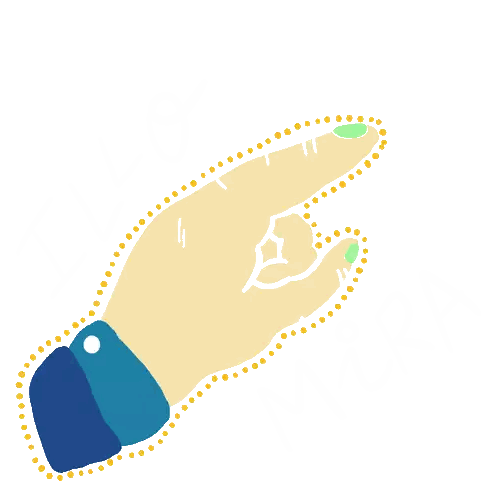 Hand with Blue Cuff