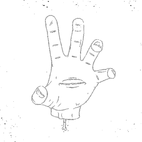 Hand With Eye Drawing