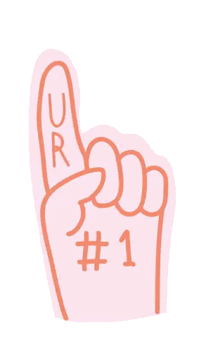 Hand with Number 1