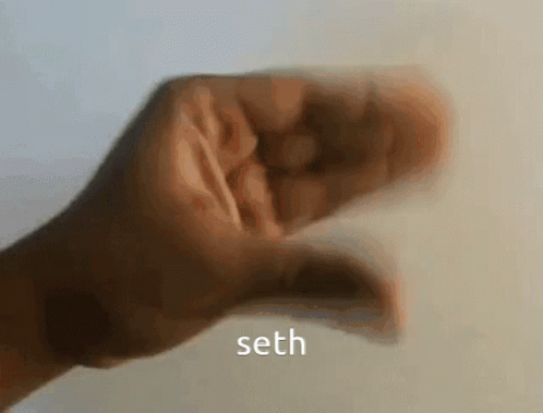 Hand With Seth GIF