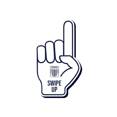 Hand with Swipe Up Foam Finger