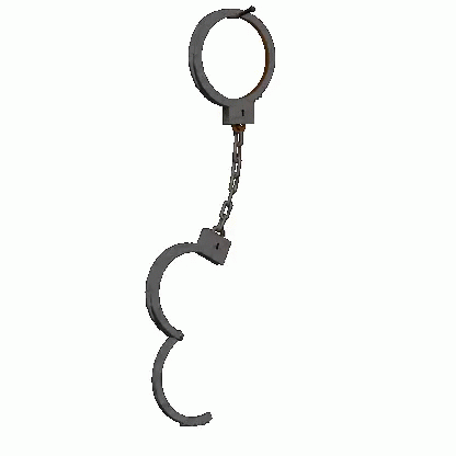 Handcuffs With Chain GIF