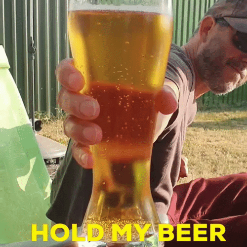 Handing Over Glass Hold My Beer GIF