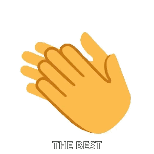 Hands Clapping Saying The Best GIF